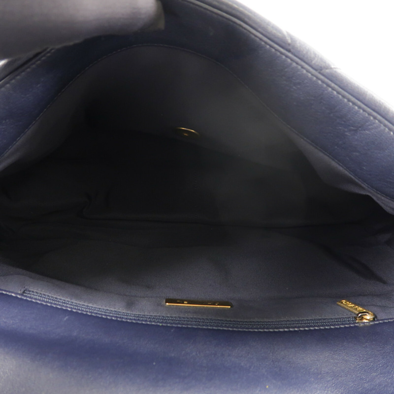 CHANEL 羊皮皮革C19 Large手挽肩背兩用袋-4