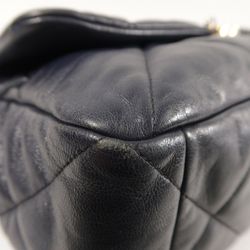 CHANEL 羊皮皮革C19 Large手挽肩背兩用袋-11