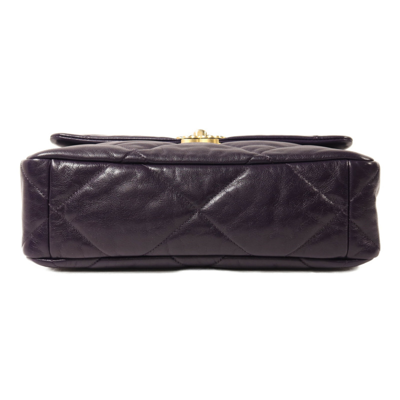 CHANEL 羊皮皮革Chanel 19 Medium鏈帶手挽肩背兩用袋-3