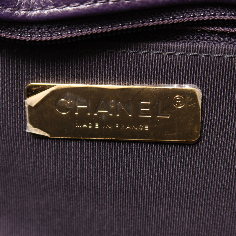 CHANEL 羊皮皮革Chanel 19 Medium鏈帶手挽肩背兩用袋-5