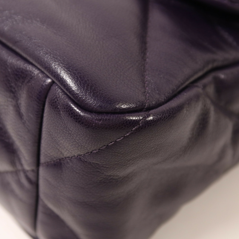 CHANEL 羊皮皮革Chanel 19 Medium鏈帶手挽肩背兩用袋-12