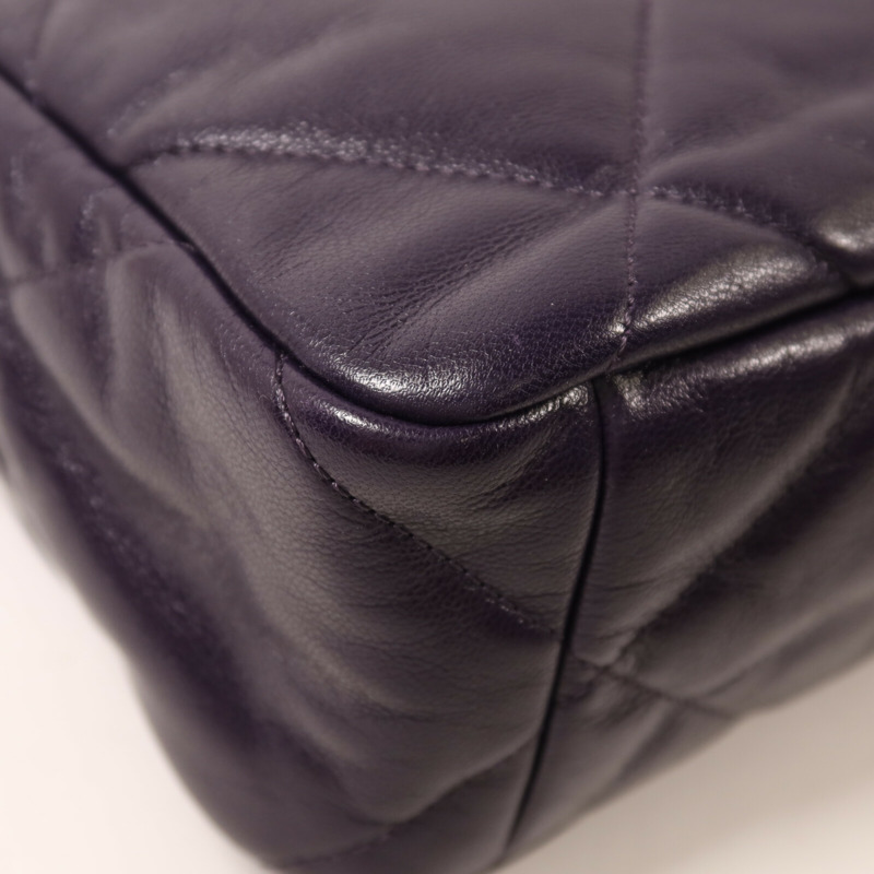 CHANEL 羊皮皮革Chanel 19 Medium鏈帶手挽肩背兩用袋-13