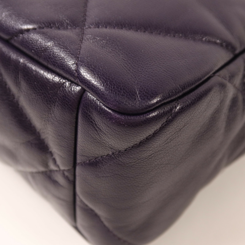 CHANEL 羊皮皮革Chanel 19 Medium鏈帶手挽肩背兩用袋-14