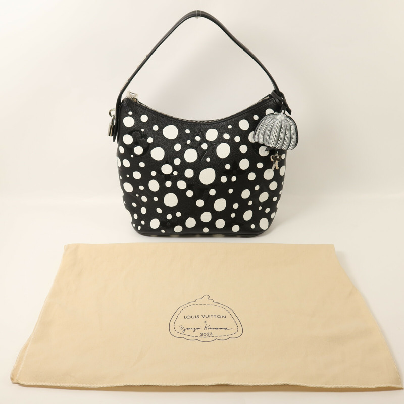 LOUIS VUITTON Monogram Empreinte LVxYK Marshmallow PM肩背袋-8