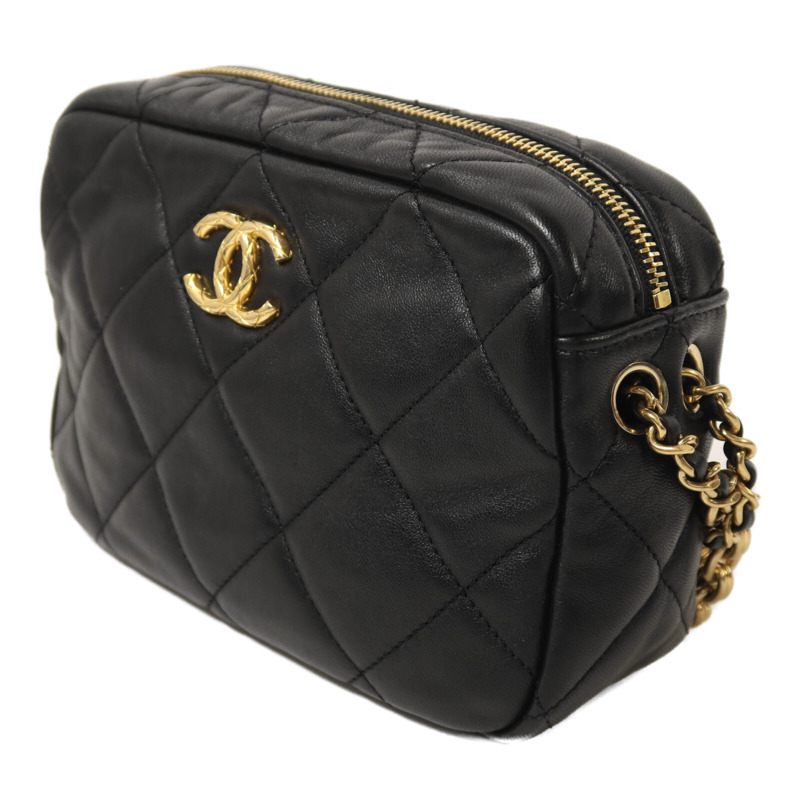 CHANEL 牛皮皮革Chain Shoulder鏈帶肩背袋-2