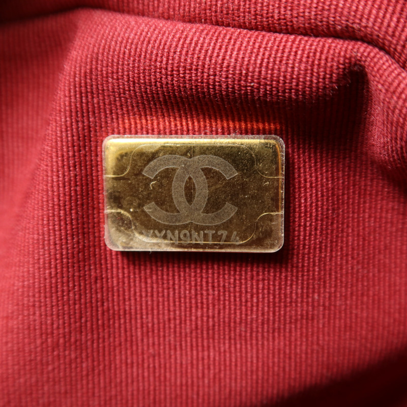CHANEL 牛皮皮革Chain Shoulder鏈帶肩背袋-6