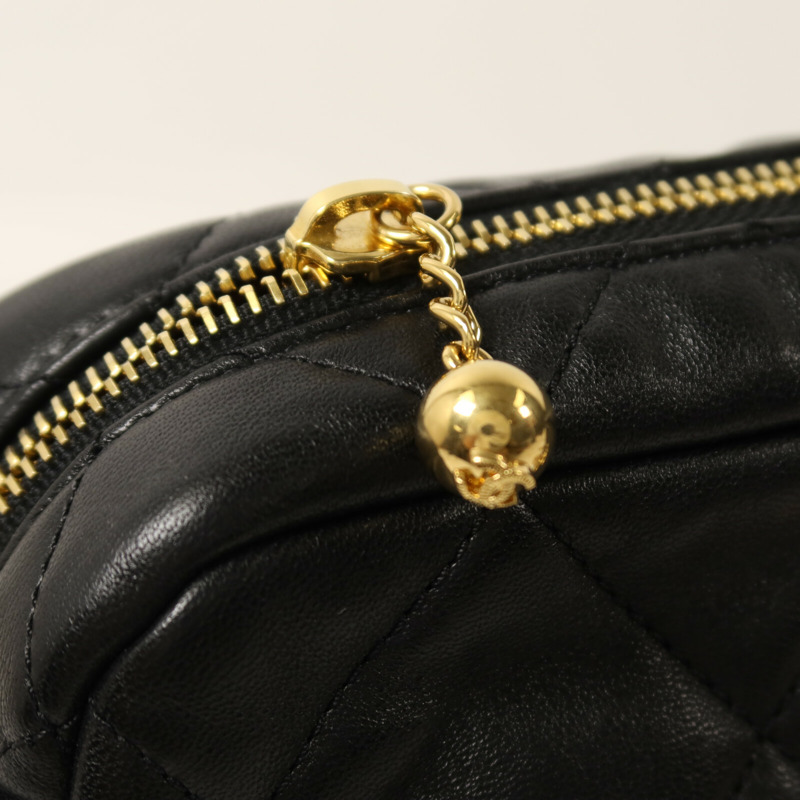 CHANEL 牛皮皮革Chain Shoulder鏈帶肩背袋-11