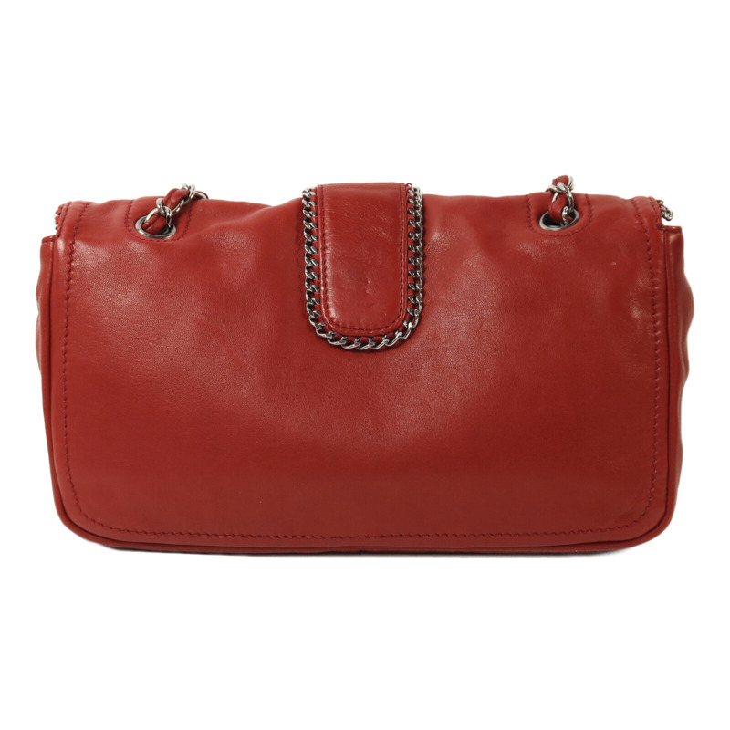 CHANEL 羊皮皮革Chain Shoulder鏈帶肩背袋-1