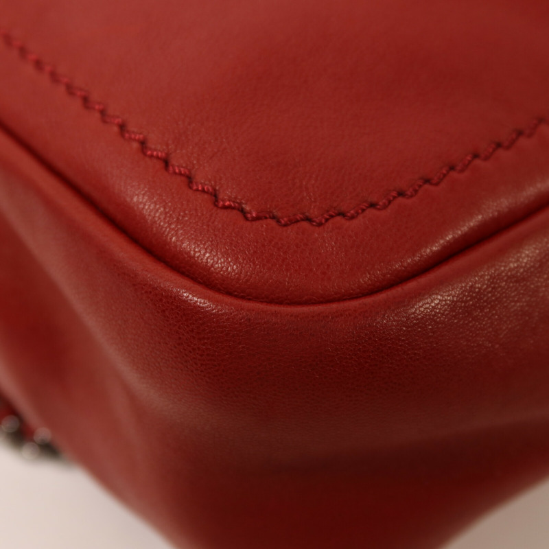 CHANEL 羊皮皮革Chain Shoulder鏈帶肩背袋-13