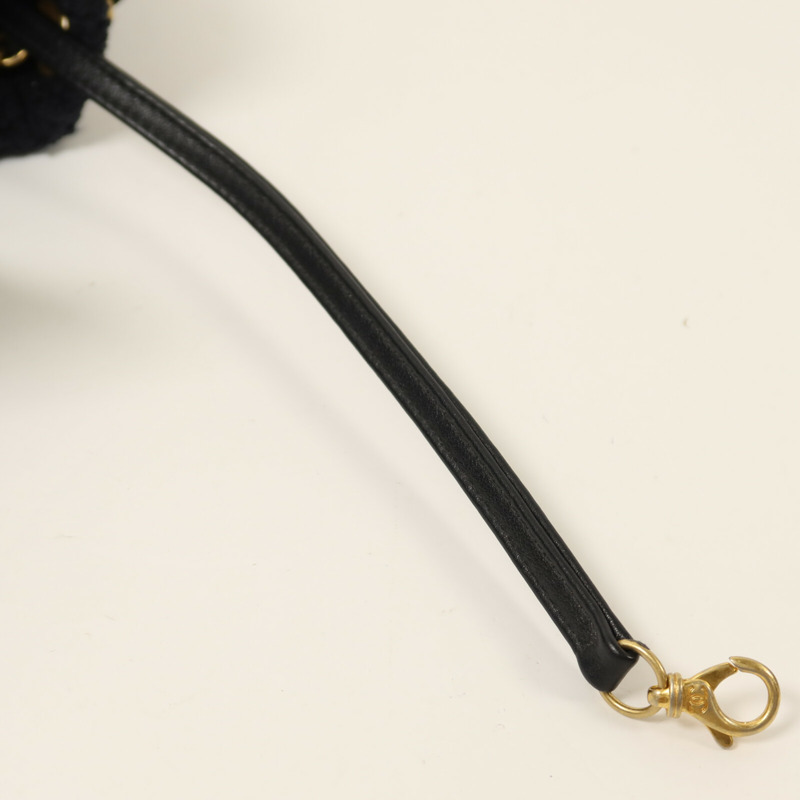 CHANEL 羊皮皮革/Tweed Chain Shoulder Bag鏈帶手挽肩背兩用袋-13