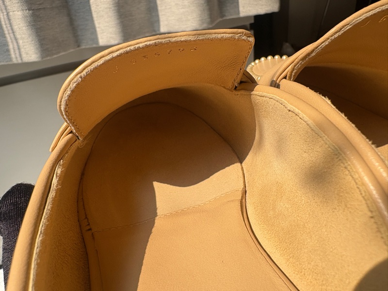 Chanel 米色珍珠穆勒鞋-5