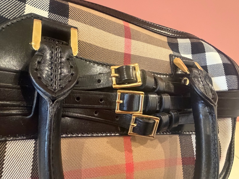 Burberry 精典波士頓包 兩用包Small (小款) The Orchard Bag (果嶺包)-6