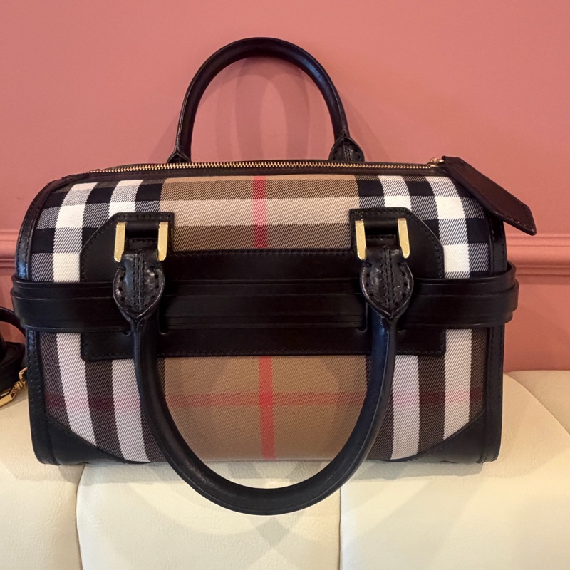 Burberry 精典波士頓包 兩用包Small (小款) The Orchard Bag (果嶺包)-9