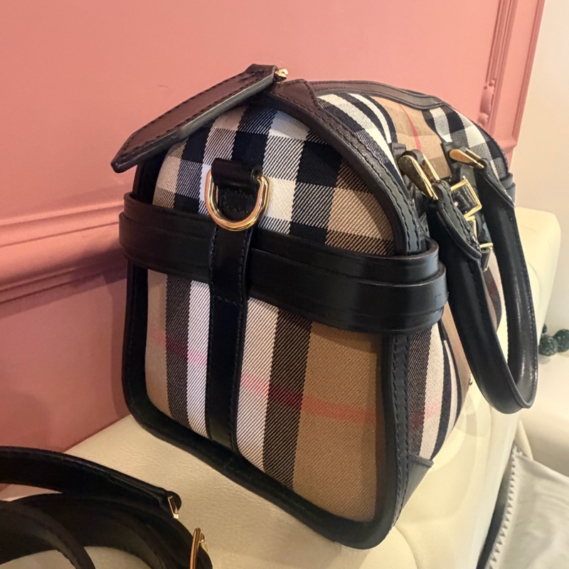 Burberry 精典波士頓包 兩用包Small (小款) The Orchard Bag (果嶺包)-13