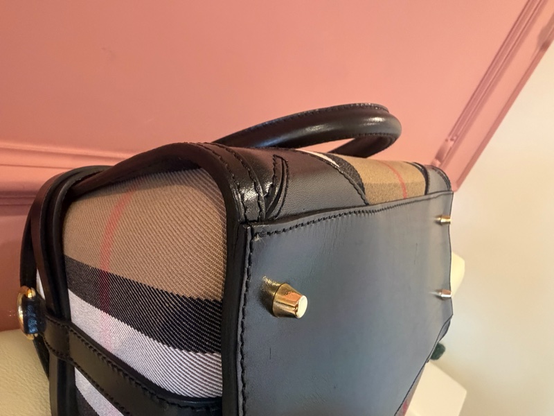 Burberry 精典波士頓包 兩用包Small (小款) The Orchard Bag (果嶺包)-14