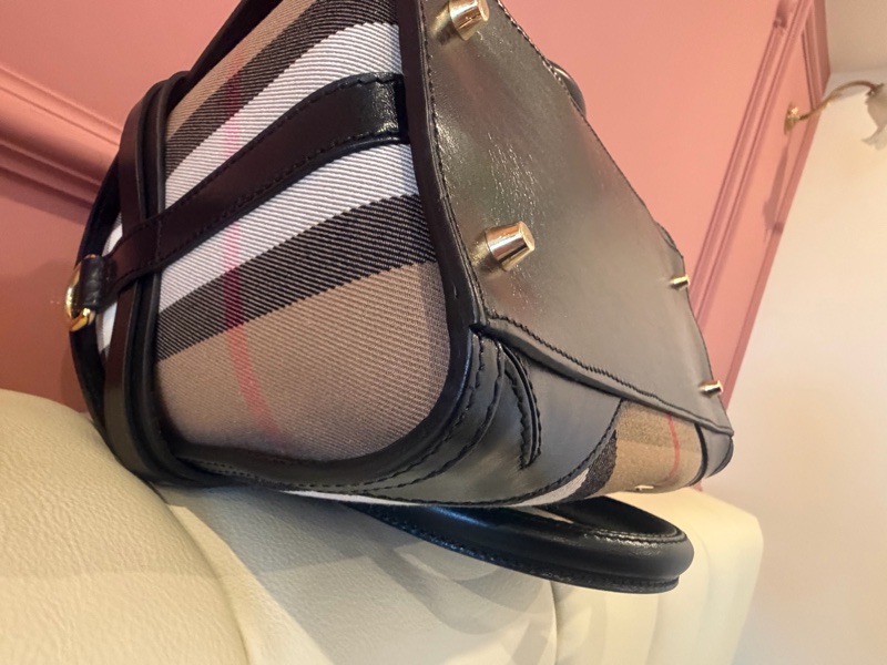 Burberry 精典波士頓包 兩用包Small (小款) The Orchard Bag (果嶺包)-15