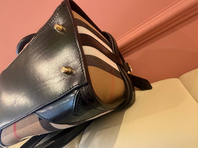 Burberry 精典波士頓包 兩用包Small (小款) The Orchard Bag (果嶺包)-19