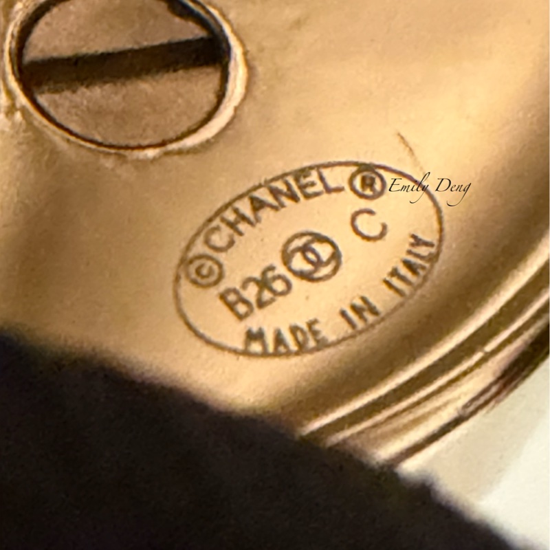 Chanel 26C 丹寧耳環-8