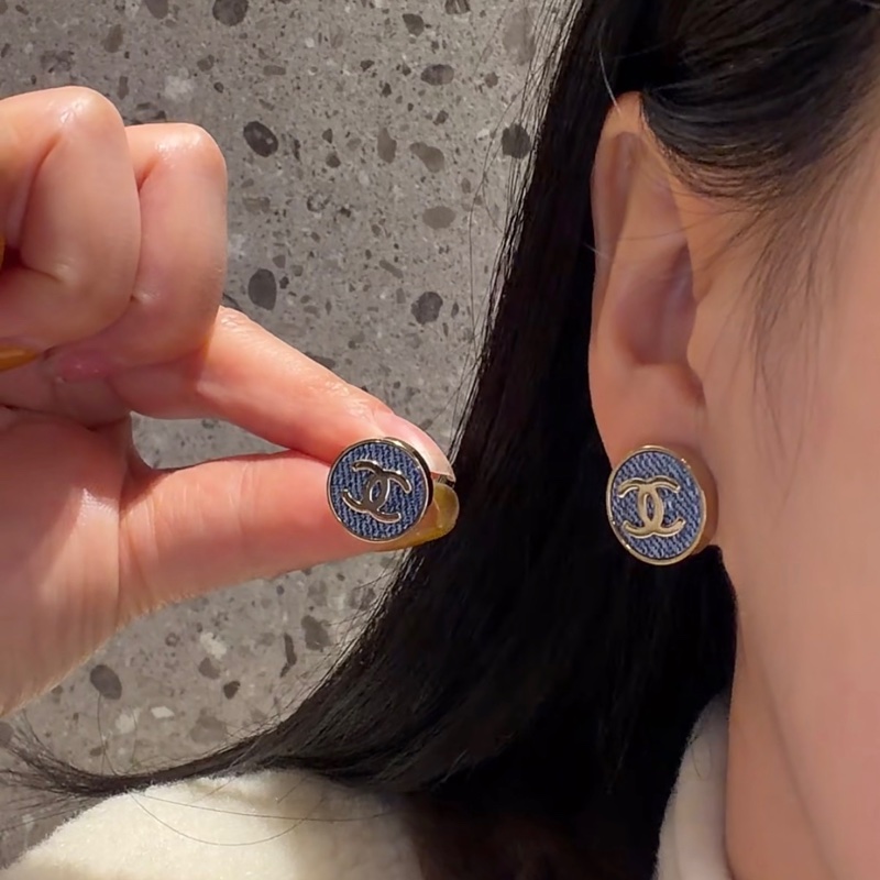 Chanel 26C 丹寧耳環-10
