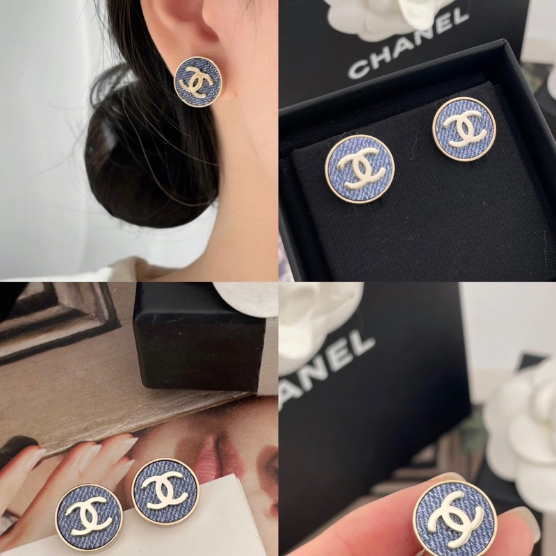 Chanel 26C 丹寧耳環-11