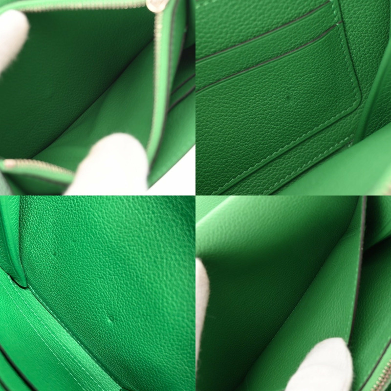 愛馬仕迷你竹紋傳送帶包(約2014年)女士Evercolor單肩包,A級二手,Ginzo品牌-9