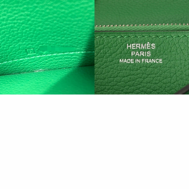 愛馬仕迷你竹紋傳送帶包(約2014年)女士Evercolor單肩包,A級二手,Ginzo品牌-10