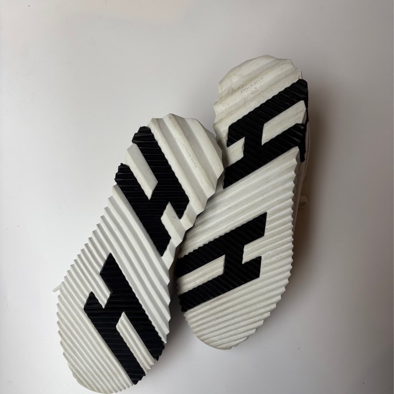 Hermes 白皮+麂皮休閒鞋-6