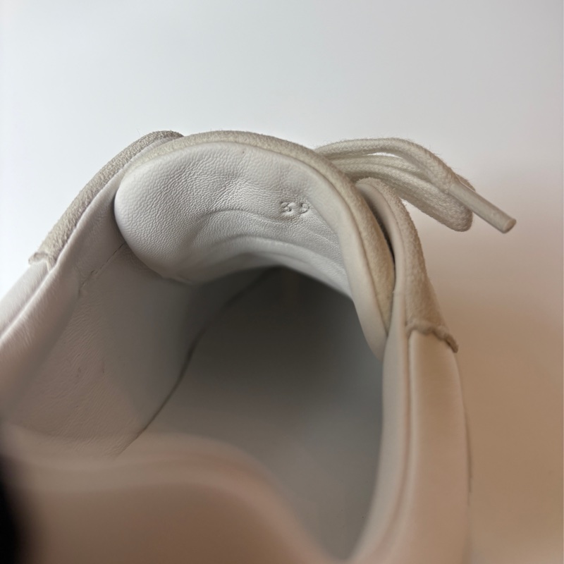 Hermes 白皮+麂皮休閒鞋-13