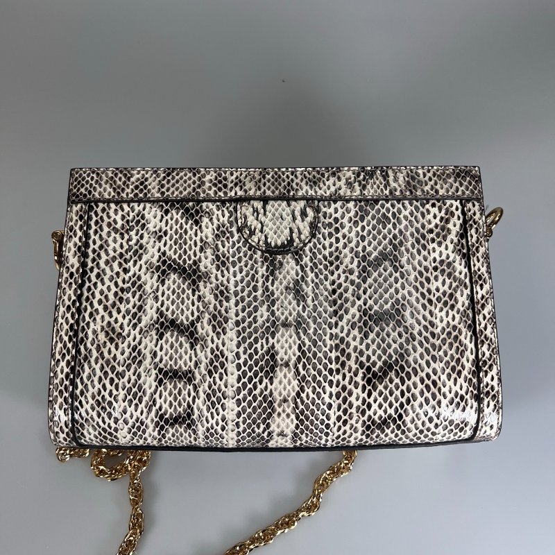 GUCCI 503877 白蛇皮夾子包-1