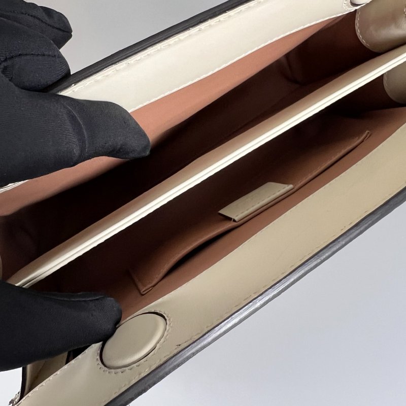 GUCCI 503877 白蛇皮夾子包-5