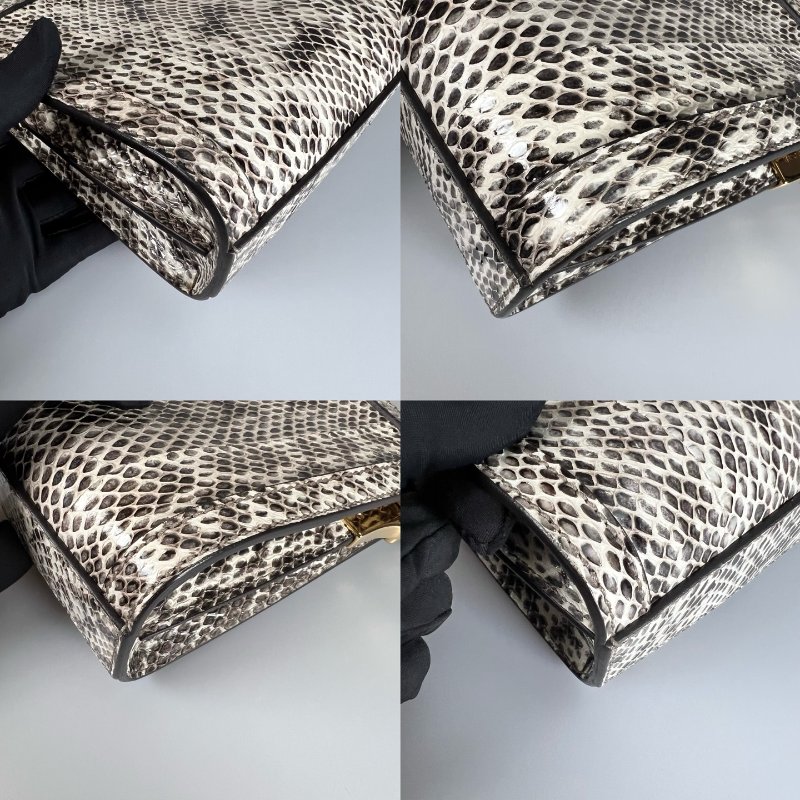 GUCCI 503877 白蛇皮夾子包-10