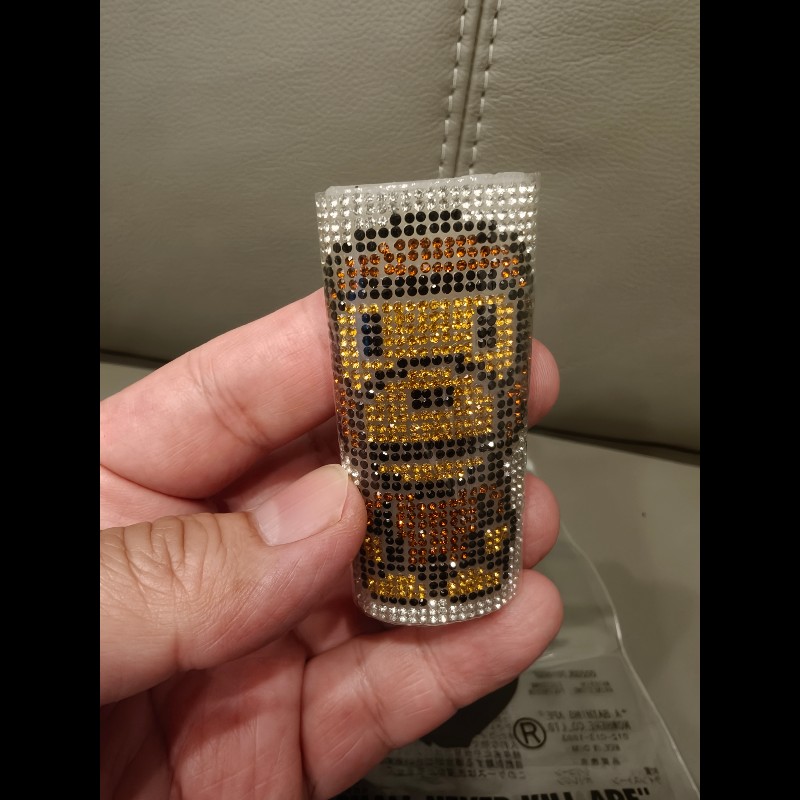 日本帶回現貨,bape打火機鑲鑽打火機套子,絕版品-5
