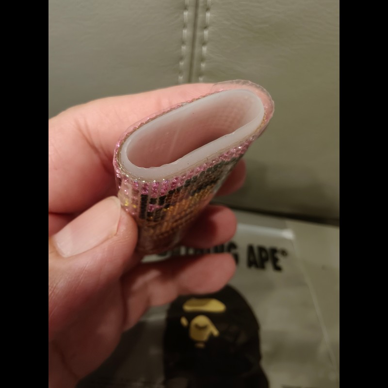 日本帶回現貨,bape打火機鑲鑽打火機套子,絕版品-3