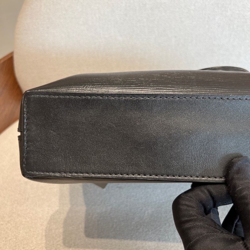 LV黑色水波紋男士公文包-2