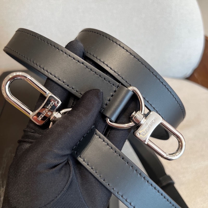 LV黑色水波紋男士公文包-5