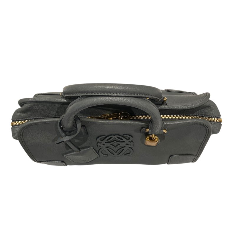 LOEWE AMAZONA28 手提包 灰色-4