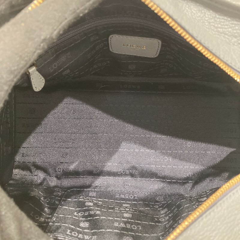 LOEWE AMAZONA28 手提包 灰色-11