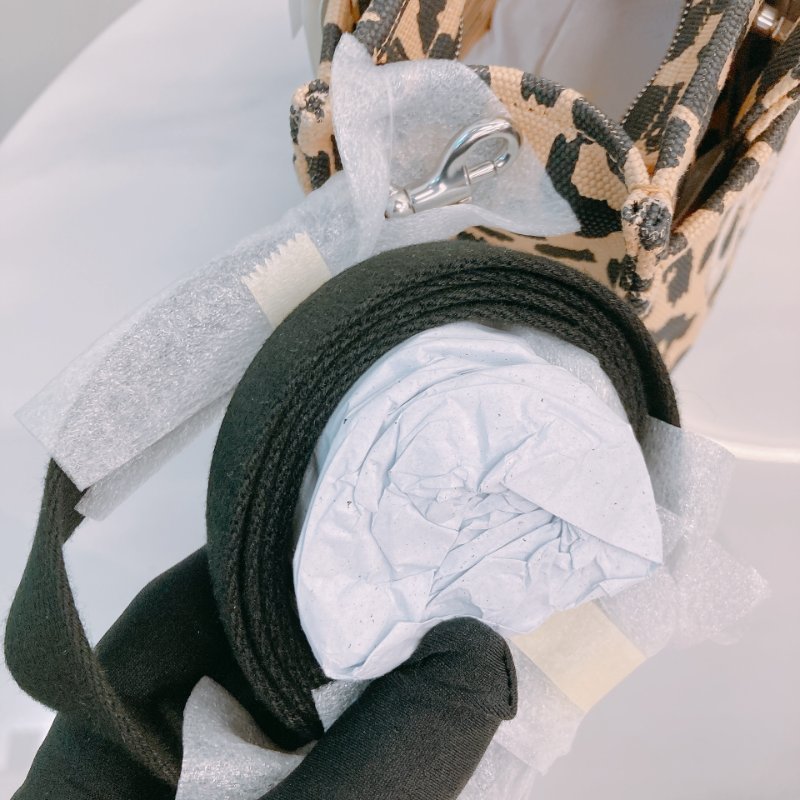 MS0661 Coach 蔻馳豹紋兩用包包Cargo 20 Leopard Shoulder Handbag Canvas Beige-9