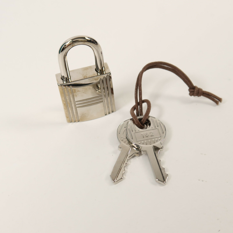 HERMES Clemence皮革Picotin MM銀扣手挽袋Bleu Paon-6