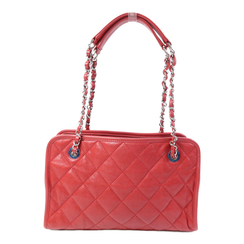 CHANEL 牛皮皮革Petit Timeless銀扣鏈帶肩背袋-1