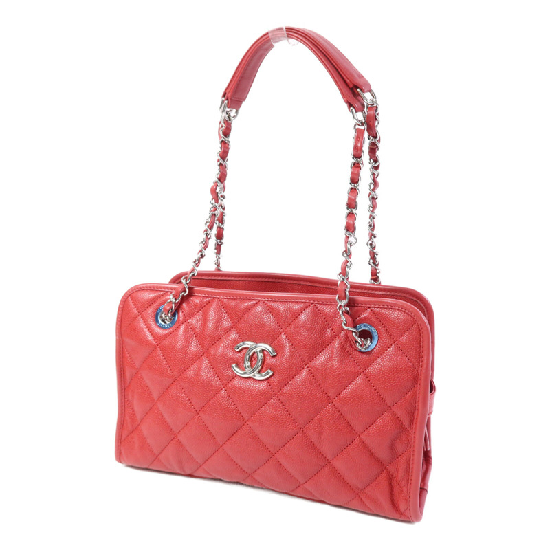 CHANEL 牛皮皮革Petit Timeless銀扣鏈帶肩背袋-2