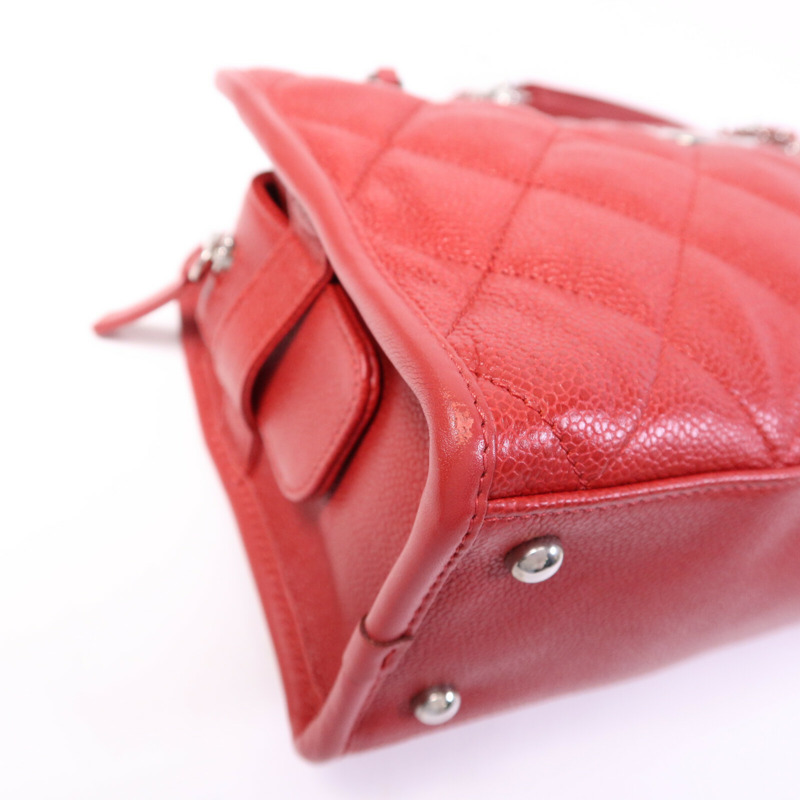 CHANEL 牛皮皮革Petit Timeless銀扣鏈帶肩背袋-11