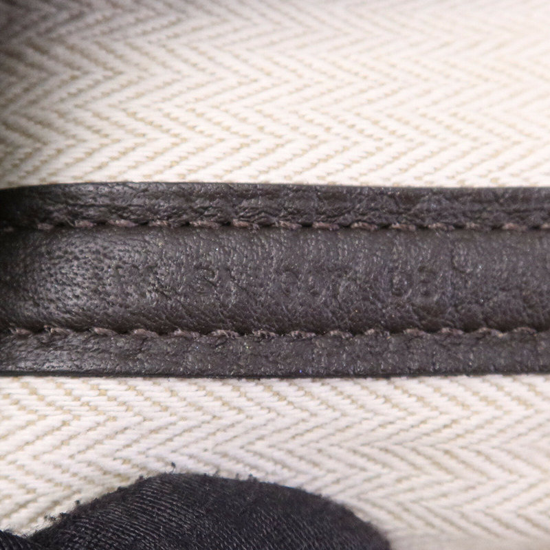 HERMES Negonda皮革Garden Party TPM銀扣手挽袋Ebeue-7