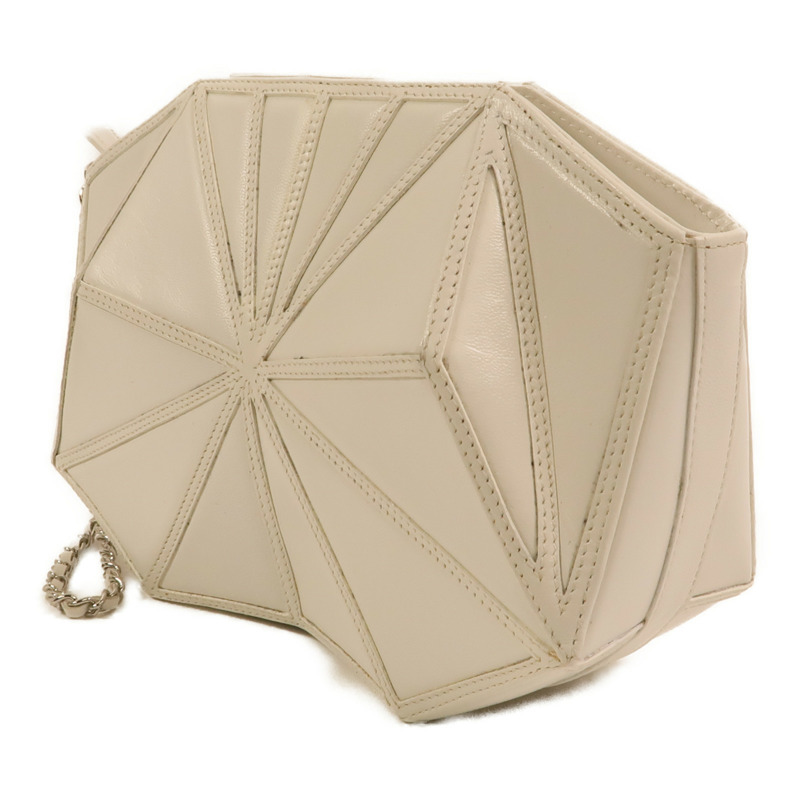 CHANEL 牛皮皮革Clutch Bag銀扣手拿包-2