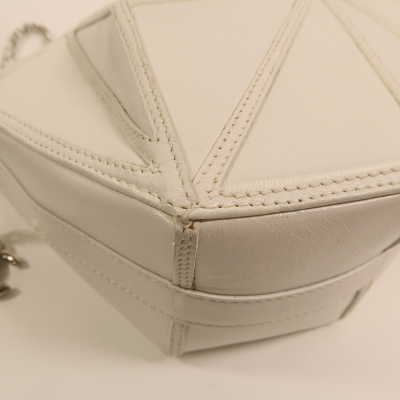 CHANEL 牛皮皮革Clutch Bag銀扣手拿包-12