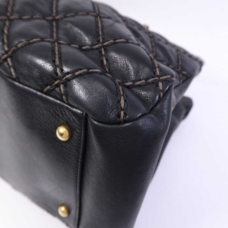 CHANEL 牛皮皮革Chain Shoulder Bag金扣鏈帶肩背袋-10