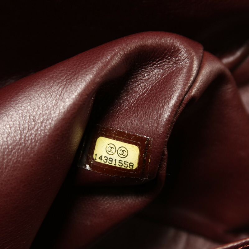 CHANEL 羊皮皮革Maxi Classic金扣鏈帶肩背袋-6