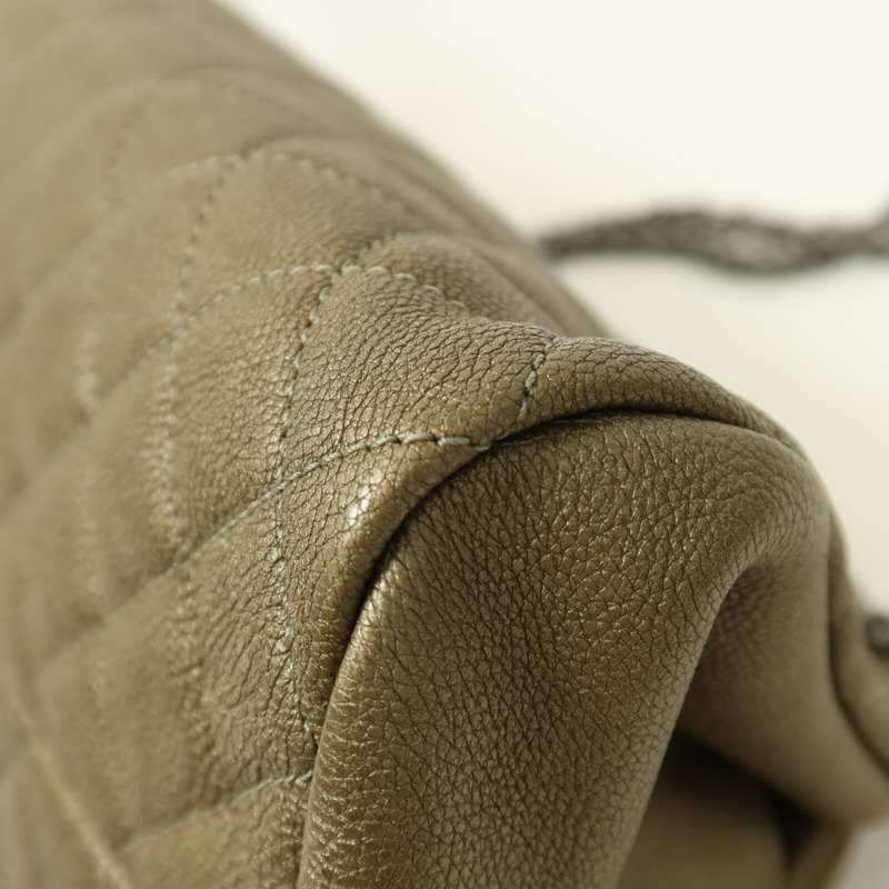 CHANEL 牛皮皮革Mademoiselle Bowling Bag銀扣鏈帶肩背袋-14