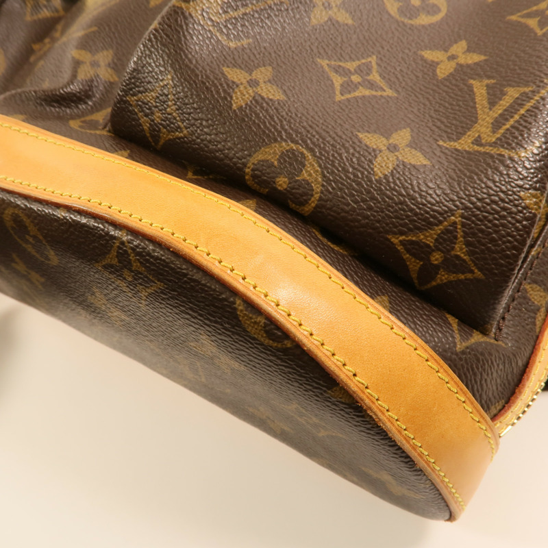 LOUIS VUITTON Monogram Sac A Dos Bosphore金扣背包棕色-11