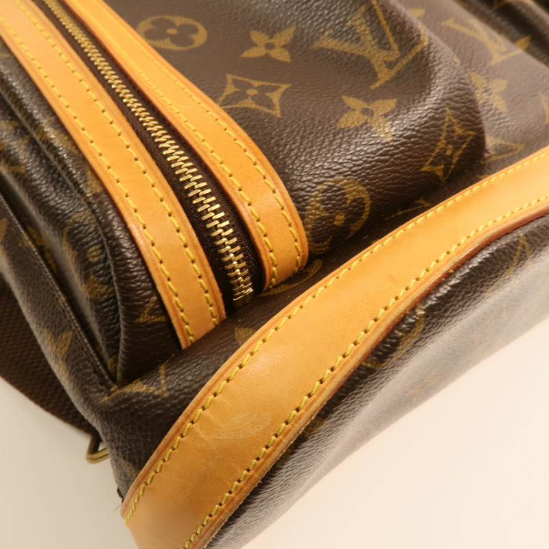 LOUIS VUITTON Monogram Sac A Dos Bosphore金扣背包棕色-12